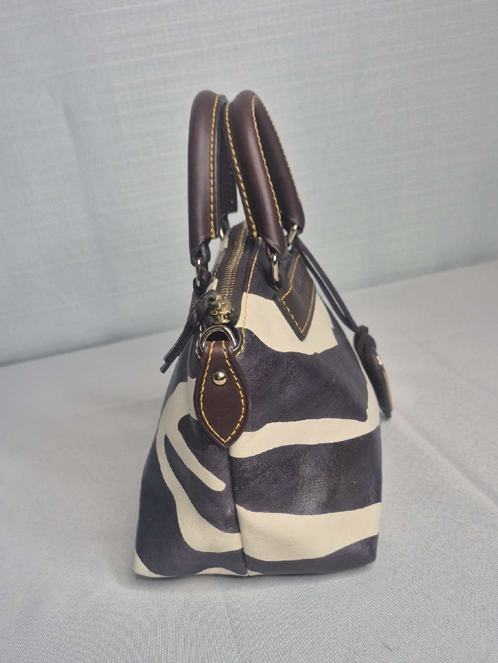 Dooney & Bourke Small Zebra Print Bag - Picture 8 of 17